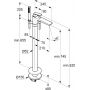 Kludi Balance bateria wannowo-prysznicowa wolnostojąca chrom 525900575 zdj.2