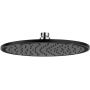 Kludi A-QA deszczownica 25 cm okrągła czarny mat/chrom 6432587-00 zdj.1