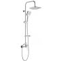 Kuchinox Fiona zestaw prysznicowy ścienny z deszczownicą chrom PKF_00KB zdj.1