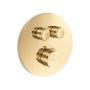 Zestaw Oltens Onega bateria podtynkowa termostatyczna z deszczownicą 30 cm Vindel i kompletem prysznicowym Ume złoty połysk 36617800 zdj.2