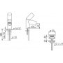 Oras Il Bagno Alessi Dot bateria umywalkowa Dot 8610 zdj.2