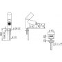 Oras Il Bagno Alessi Dot bateria bidetowa 8618 zdj.2