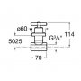 Roca Loft zawór zimnej wody 3/4" A5A1643C00 zdj.2