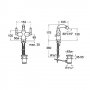 Roca Loft-Elite bateria bidetowa sztorcowa Loft Elite A5A6051C00 zdj.2