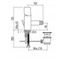 Bateria bidetowa chrom Tres Max-Tres 1.61.120 zdj.2