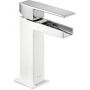 Tres Slim Exclusive bateria umywalkowa z kaskadą biała/chrom 202.110.01.BL.D zdj.1