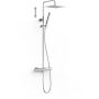 Tres Over-Wall zestaw prysznicowy ścienny termostatyczny z deszczownicą chrom 19038709 zdj.1