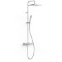 Tres Over-Wall zestaw prysznicowy ścienny termostatyczny z deszczownicą chrom 19039317 zdj.1