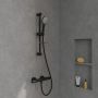 Villeroy & Boch Universal Showers zestaw prysznicowy ścienny czarny mat TVS109004000K5 zdj.3