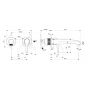 Villeroy & Boch Skyla bateria umywalkowa ścienna chrom `TVW11600100061 zdj.2