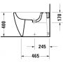 Duravit Bento Starck Box bidet stojący HygieneGlaze biały połysk 2299102000 zdj.3