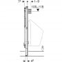 Geberit Duofix element montażowy do pisuaru uniwersalny dla armatury podtynkowej H112-130 111.676.00.2 zdj.3