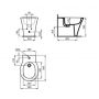 Ideal Standard Connect Air bidet stojący biały E233401 zdj.2