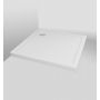 Bravat Square Slim brodzik 80x80 cm kwadratowy biały BVTSQ80/5.5 zdj.1