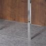 Besco Virgo Next Duo odpływ prysznicowy liniowy 80 cm chrom szczotkowany OL-80-VND zdj.4