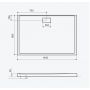Excellent Zero brodzik prostokątny 140x80 cm biały BREX.1203.140.080.WHN zdj.2