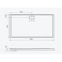 Excellent Zero brodzik prostokątny 180x90 cm biały BREX.1203.180.090.WHN zdj.2