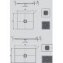 Kaldewei Conoflat brodzik 120x120 cm kwadratowy z nośnikiem ze styropianu model 790-5 czarny 466047980701 zdj.2