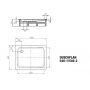Kaldewei Duschplan brodzik 80x100 cm prostokątny model 546-1 biały 440100010001 zdj.2