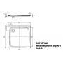 Kaldewei Superplan brodzik 90x90 cm kwadratowy model 390-5 biały 446947980001 zdj.2