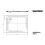 Kaldewei Superplan brodzik 110x90 cm prostokątny model 405-5 biały 430547980001 zdj.2