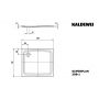 Kaldewei Superplan brodzik 80x100 cm prostokątny model 398-1 biały 447200010001 zdj.2