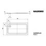 Kaldewei Superplan XXL brodzik 100x140 cm prostokątny model 412-1 biały 431200010001 zdj.2