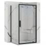 Rea Rapid Swing kabina prysznicowa 100x80 cm prostokątna czarny półmat/szkło przezroczyste REA-K6410/REA-K6421 zdj.1