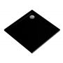 Polimat Geos brodzik 100x100 cm kwadratowy czarny 00395 zdj.3