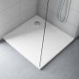 Polimat Geos brodzik 80x80 cm kwadratowy biały 00425 zdj.5