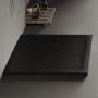 New Trendy Mild Stone brodzik 120x90 cm prostokątny czarny B-0598 zdj.4