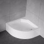 New Trendy Artus brodzik półokrągły 90x90 cm biały B-0364 zdj.4
