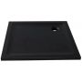 New Trendy Mild Stone brodzik 90x90 cm kwadratowy czarny B-0584 zdj.1