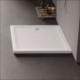 New Trendy Mild Stone brodzik 90x80 cm prostokątny biały B-0632 zdj.1
