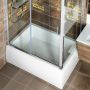 Polysan Deep brodzik 100x90 cm prostokątny biały 72340 zdj.5