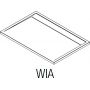 SanSwiss ILA brodzik 140x90 cm prostokątny czarny mat/biały WIA901400604