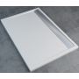 SanSwiss ILA brodzik 90x80 cm prostokątny chrom/biały WIA800905004 zdj.1