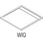 SanSwiss ILA brodzik 80x80 cm kwadratowy biały/biały WIQ0800404