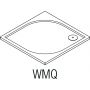 SanSwiss Marblemate brodzik kwadratowy 80 cm biały WMQ080004 zdj.2