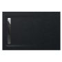 Roca Aquos brodzik 120x80 cm prostokątny kompozyt Stonex czarny AP6014B032001400 zdj.3