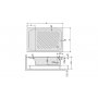 01 Sanplast Classic brodzik prostokątny 100x80 cm typ Bzs/CL 615-010-0520-10-000 zdj.2