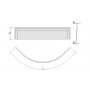 Obudowa brodzika OBP/CL 90x90x15 bi Sanplast Classic 625-010-0630-10-000 zdj.2