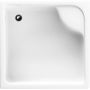 Schedpol Doris brodzik 90x90 cm kwadratowy z siedziskiem biały 3.233 zdj.1