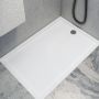 Schedpol Caspar New brodzik 70x100 cm prostokątny biały 3.2864 zdj.6