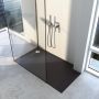 Schedline Libra Black Stone brodzik prostokątny 100x80 cm czarny 3SP.L1P-80100/C/ST zdj.4