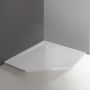 Sanplast Space Mineral brodzik 90x90 pięciokątny biały 645-290-0830-01-000 zdj.4