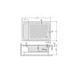 Sanplast Classic brodzik 80x120 cm prostokątny z siedziskiem biały 615-010-0540-01-000 zdj.2