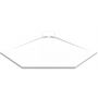 Vayer Boomerang brodzik 90x90 cm pięciokątny biały 090.090.002.2-7.0.0.0.0 zdj.1