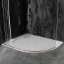 Vayer Virgo brodzik 120x80 cm półokrągły antypoślizgowy biały 120.080.001.2-2.X.0.0.0 zdj.7