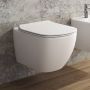 Zestaw Ideal Standard Tesi miska WC wisząca z deską wolnoopadającą białą (T007901,T352701) zdj.3